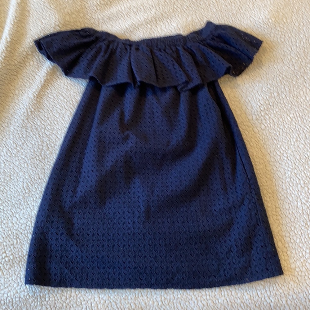 EUC Likely off the shoulder eyelet dress